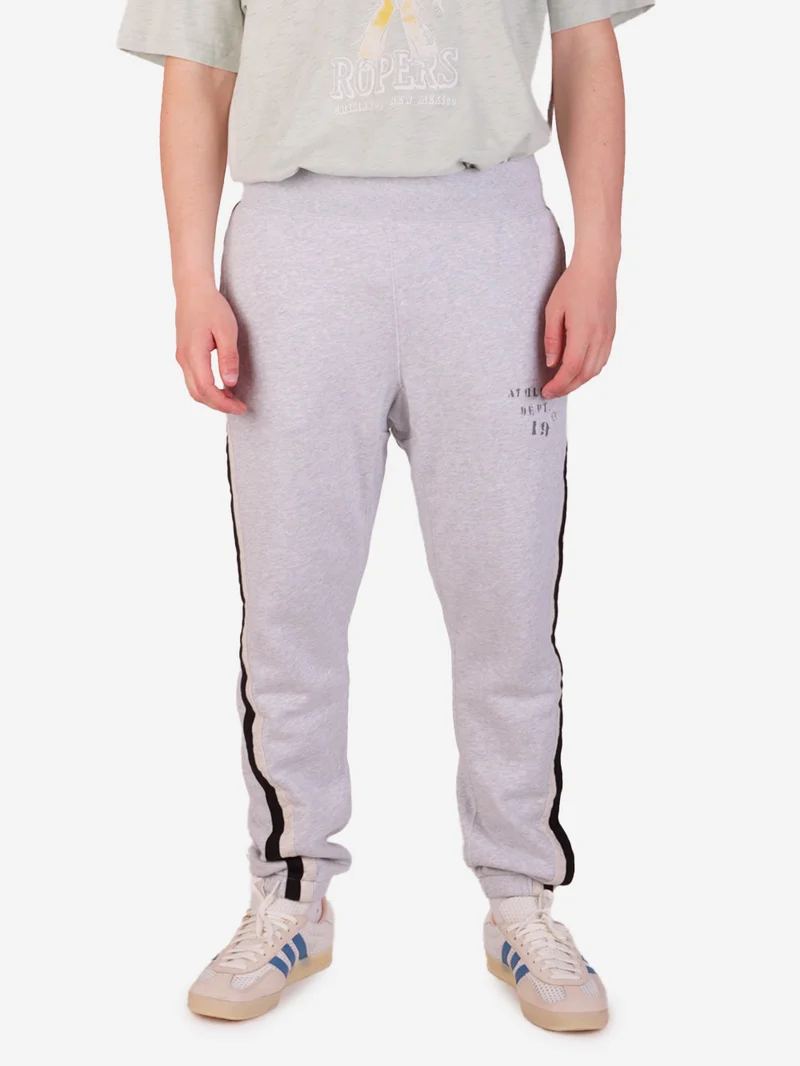 Joggers grigi 'Physical Education' con elastico alla caviglia