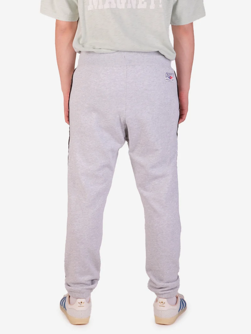 Joggers grigi 'Physical Education' con elastico alla caviglia
