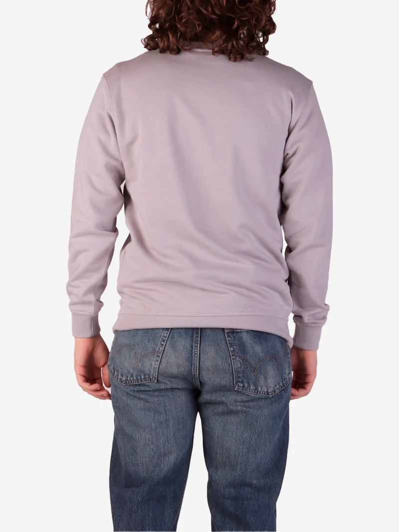 Felpa leggera in cotone grigia