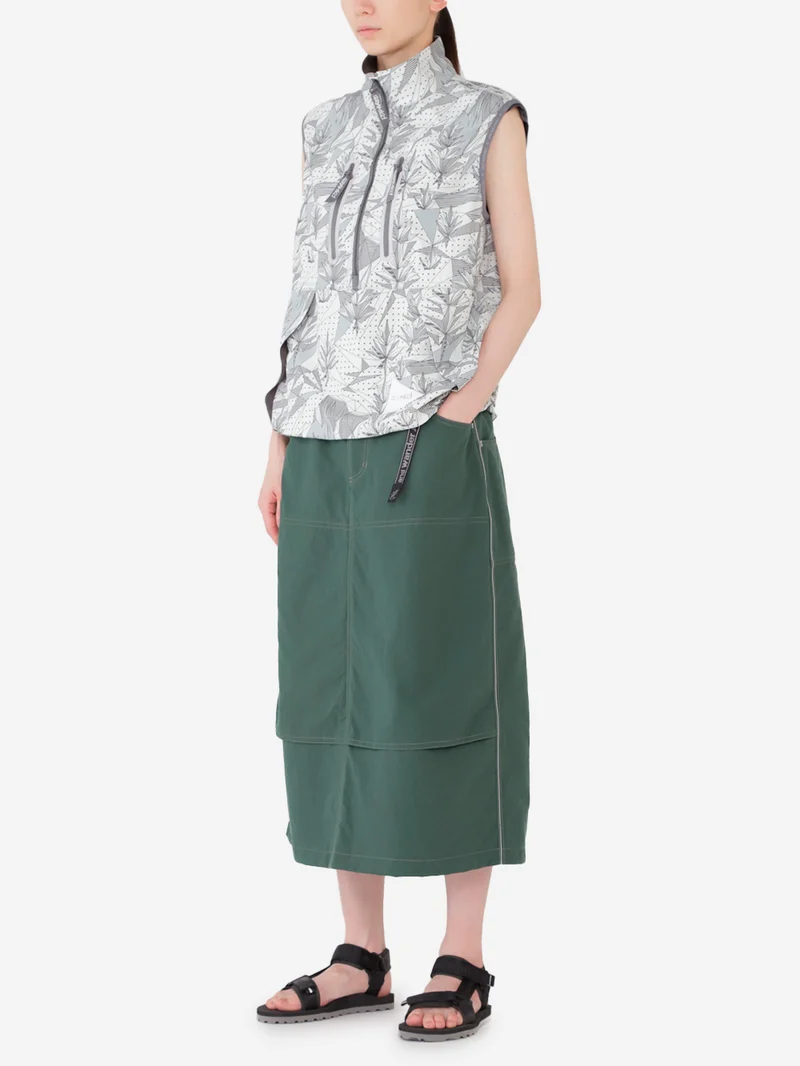 Gramicci x and Wander Gilet in nylon brushed