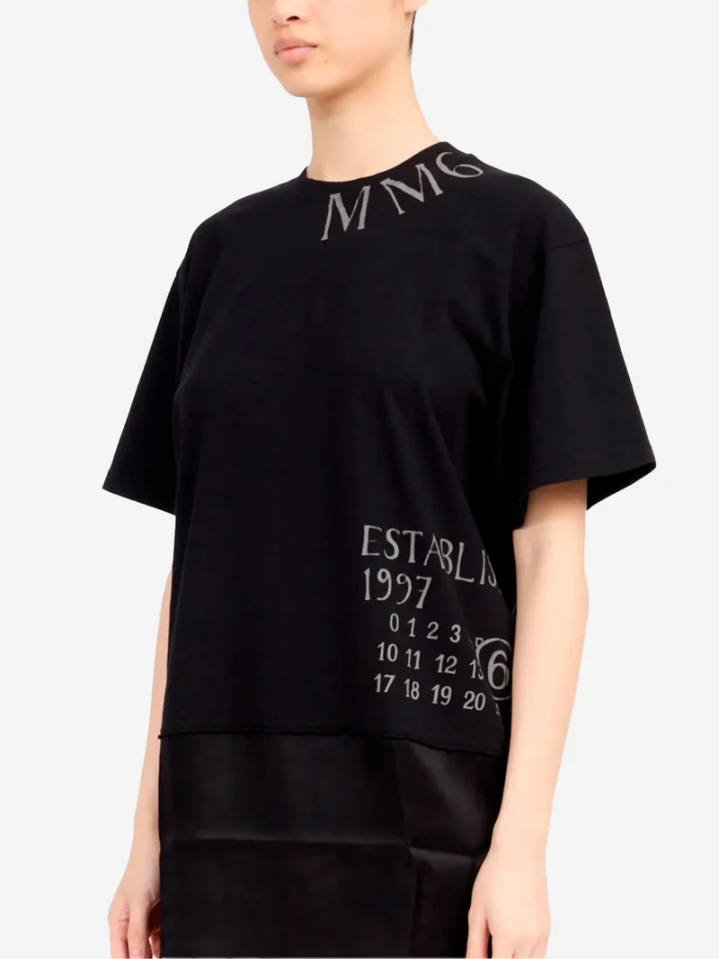 Mini dress nero con logo Numeric