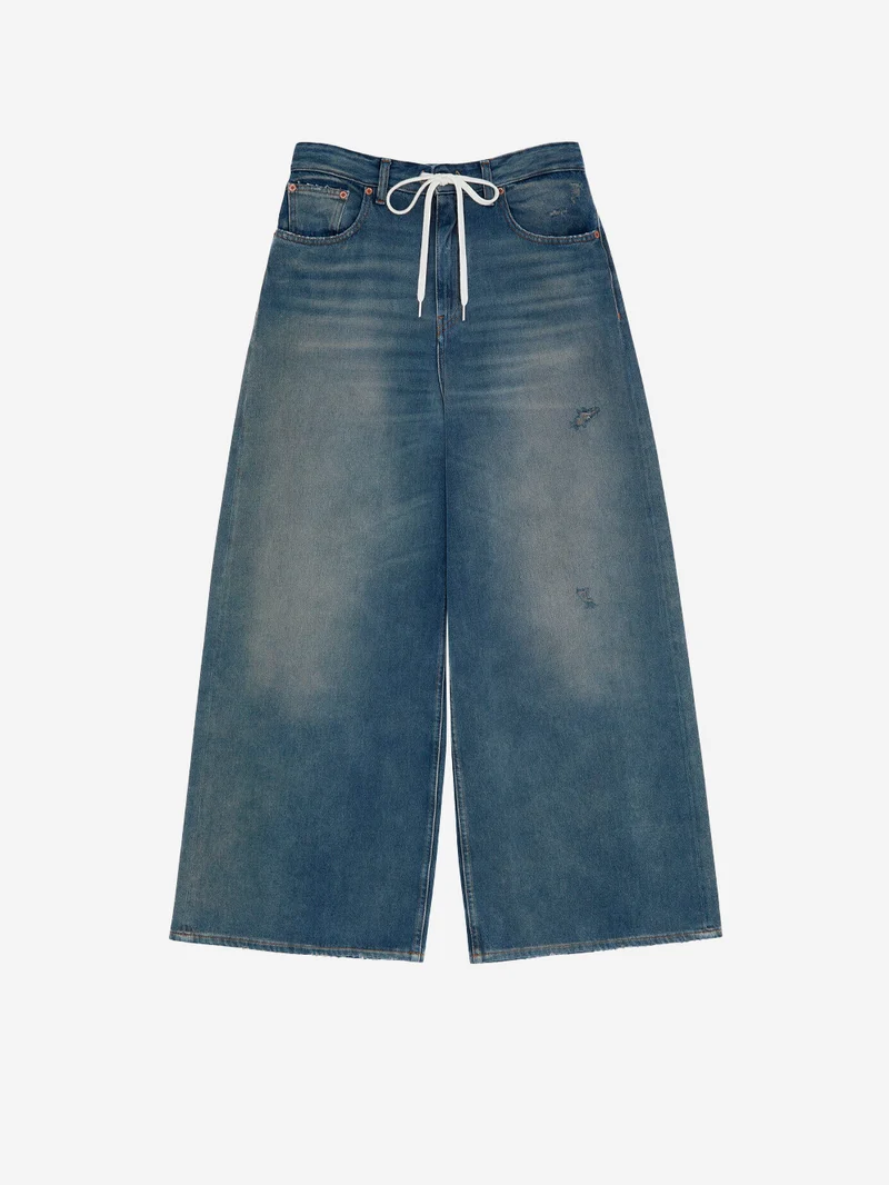 Jeans con coulisse 5 tasche