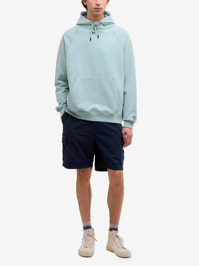 Felpa con cappuccio verde menta Barbour x Noah