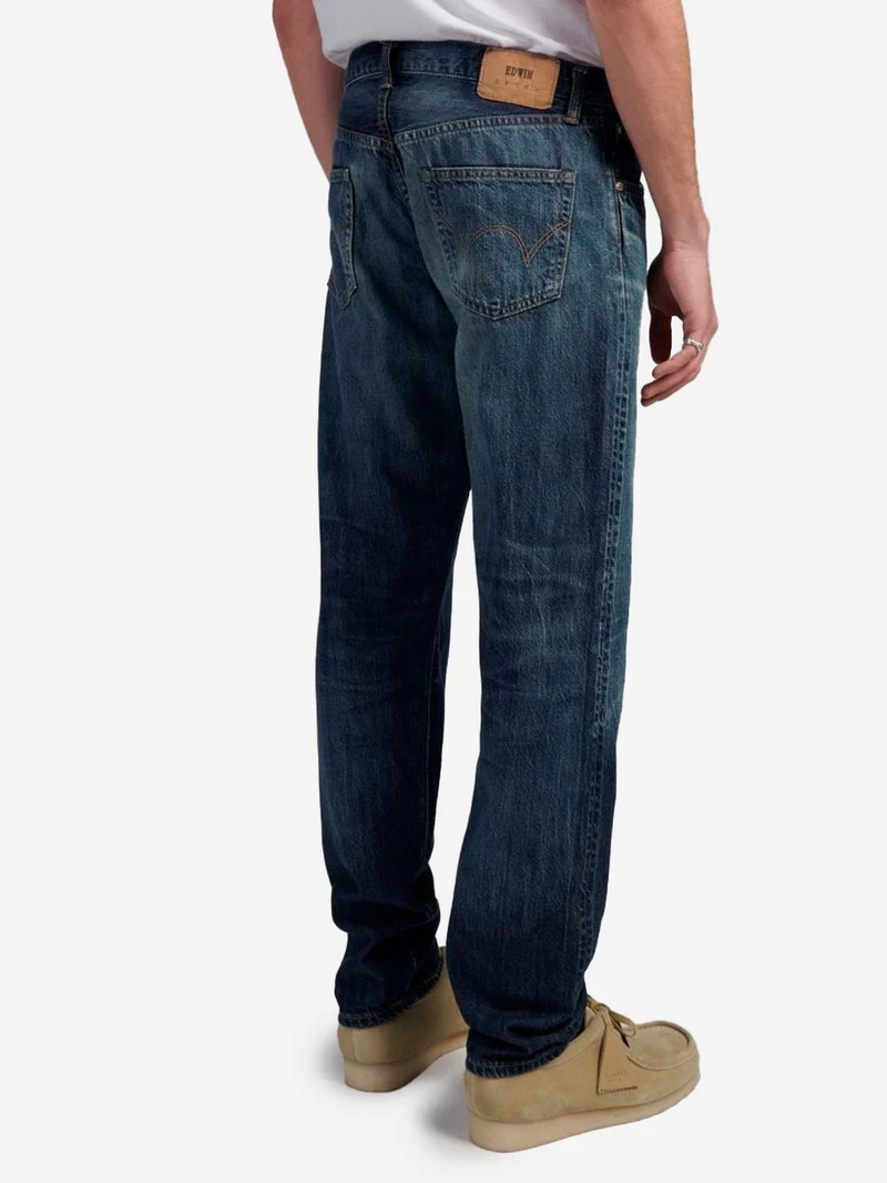 Jeans regular tapered Japan blu