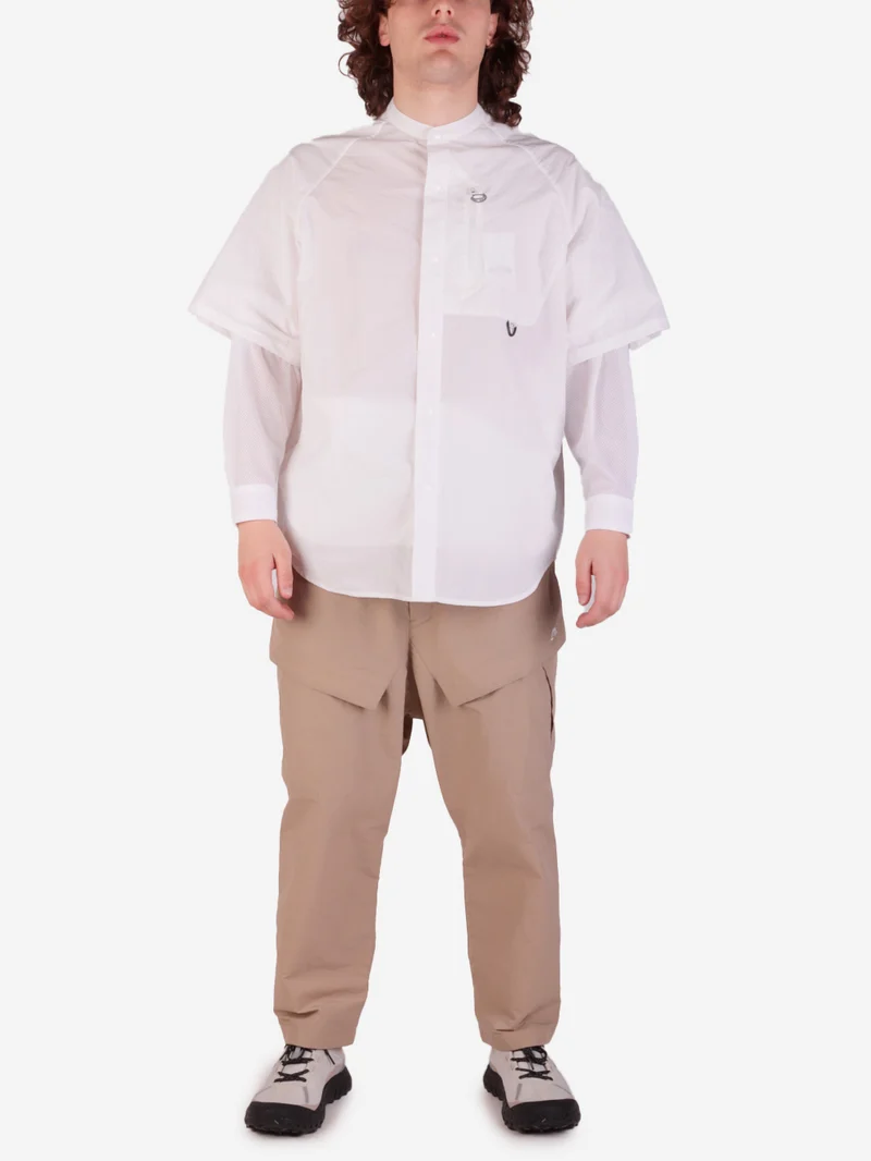 Pantaloni hidden cargo beige