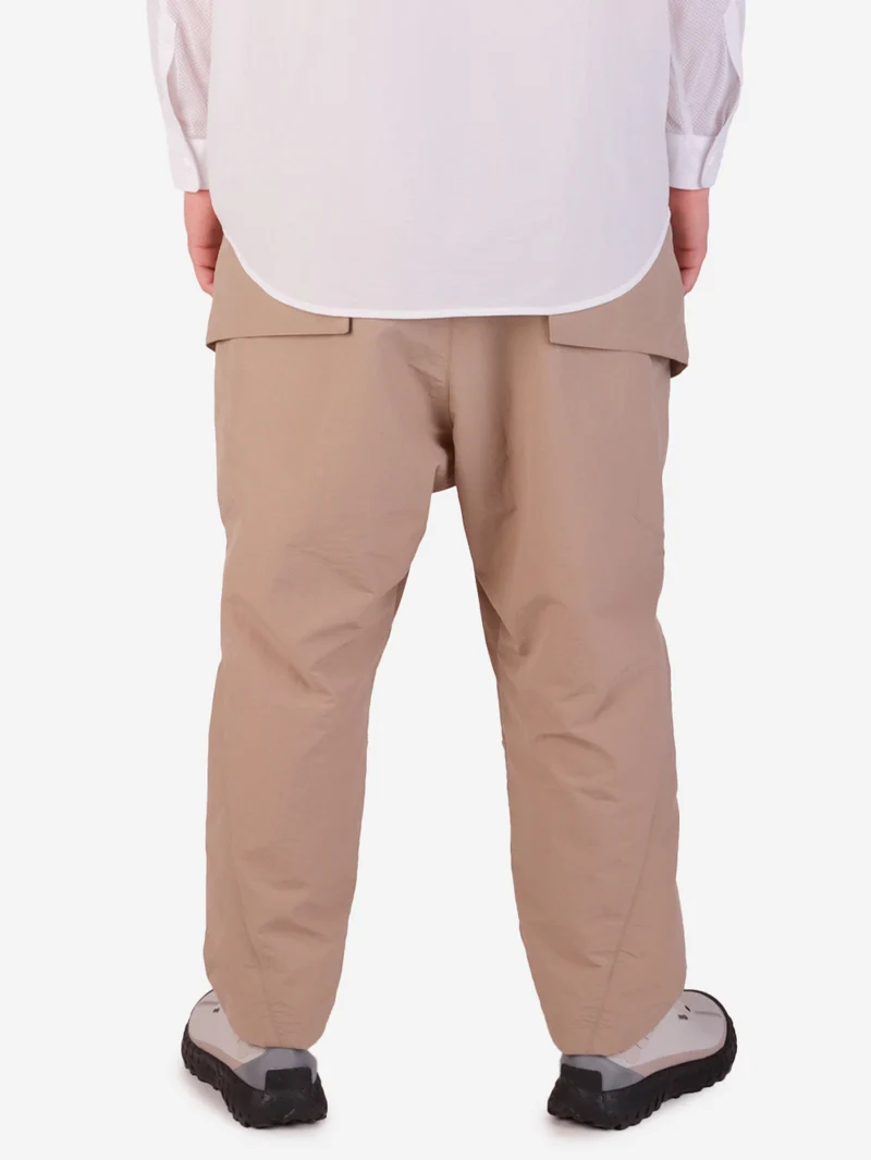 Pantaloni hidden cargo beige