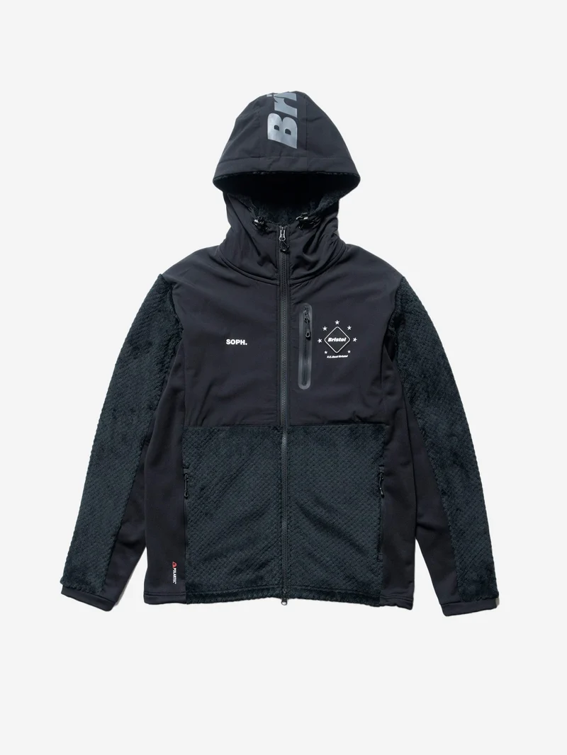 Giacca hoodie Polartec