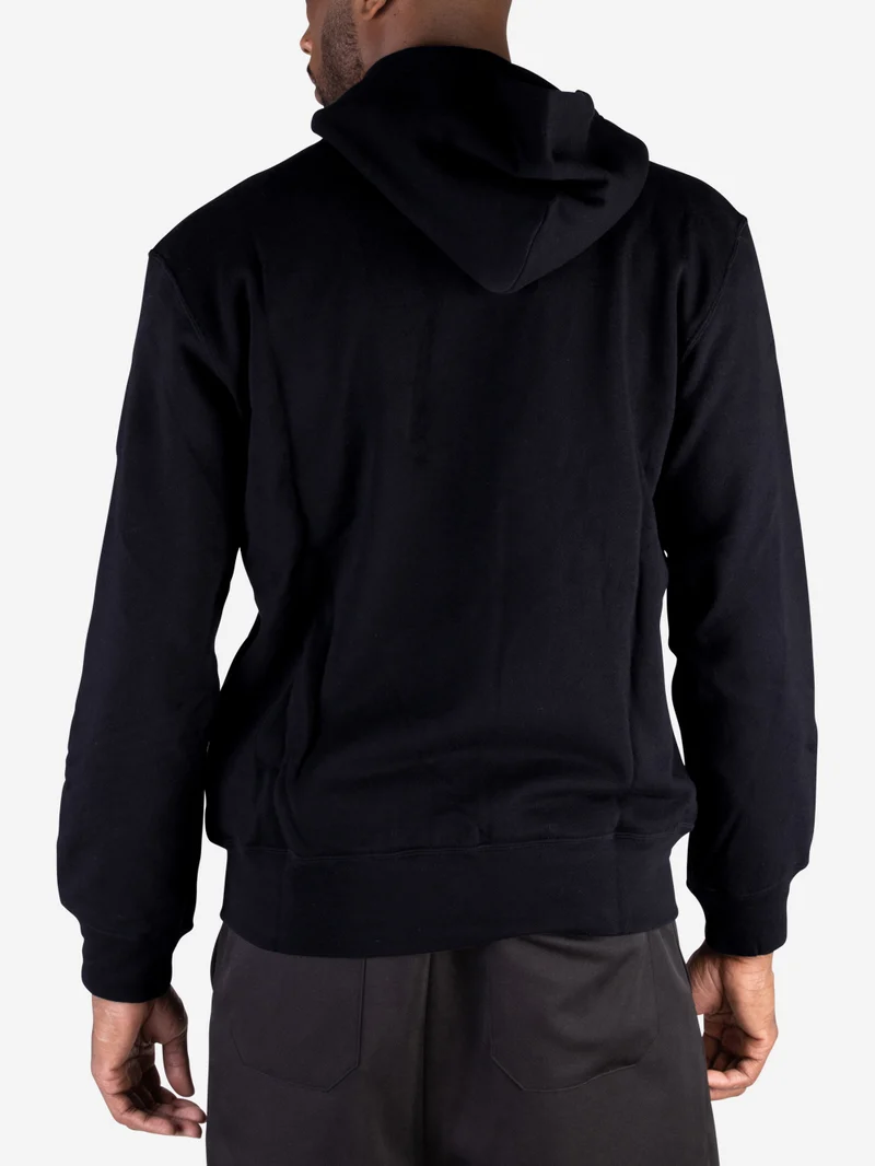 Felpa zip con cappuccio