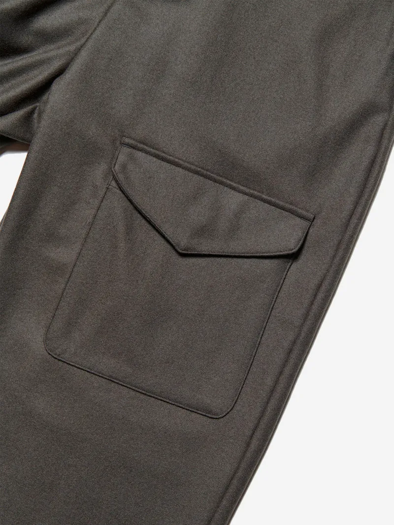 Pantaloni grigi Royal Navy in lana Melton