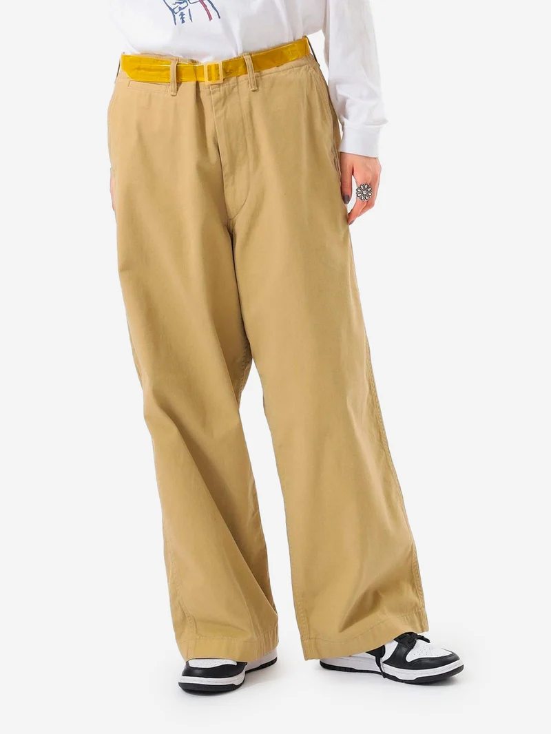 Pantaloni Chino a gamba larga