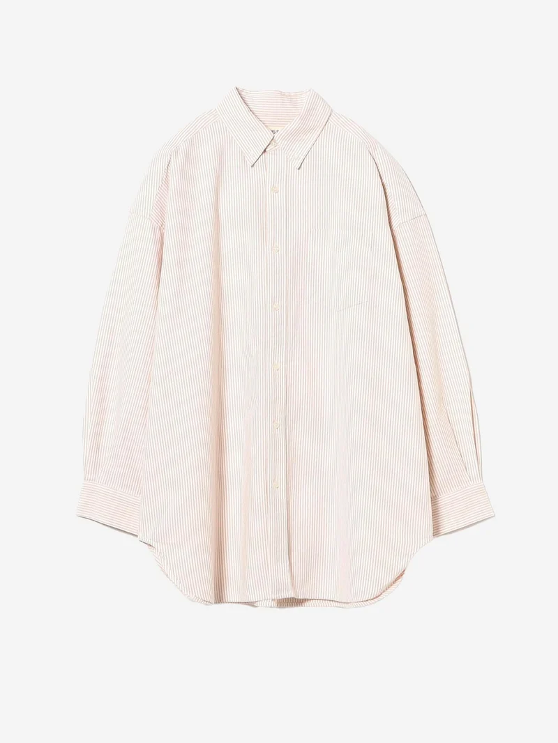 Camicia a righe Big BD con asola sul retro