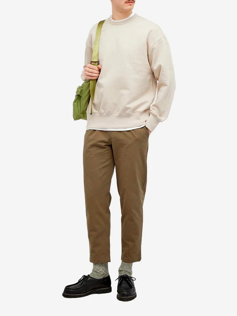 Felpa girocollo beige OG Heavyweight