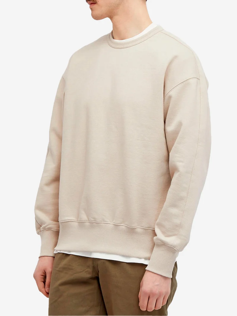 Felpa girocollo beige OG Heavyweight