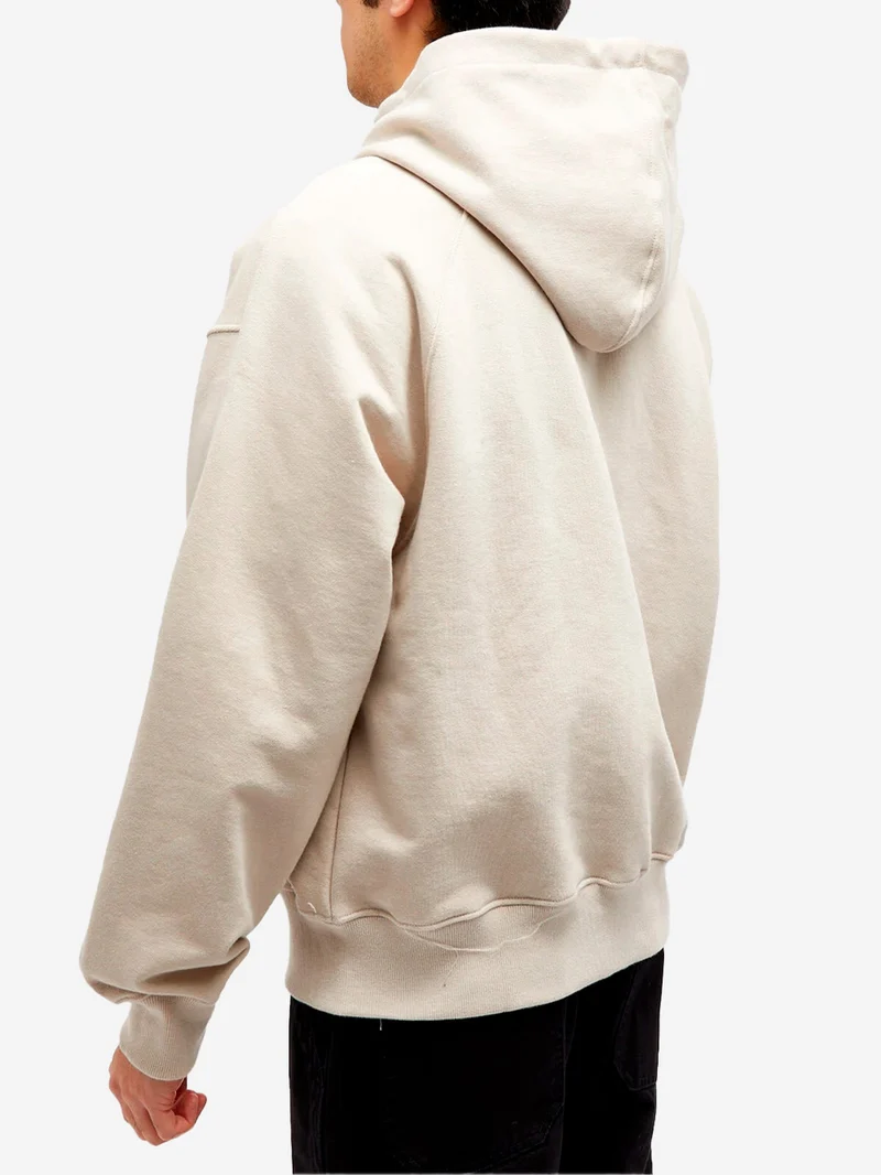 Felpa con cappuccio beige OG Heavyweight Zipup