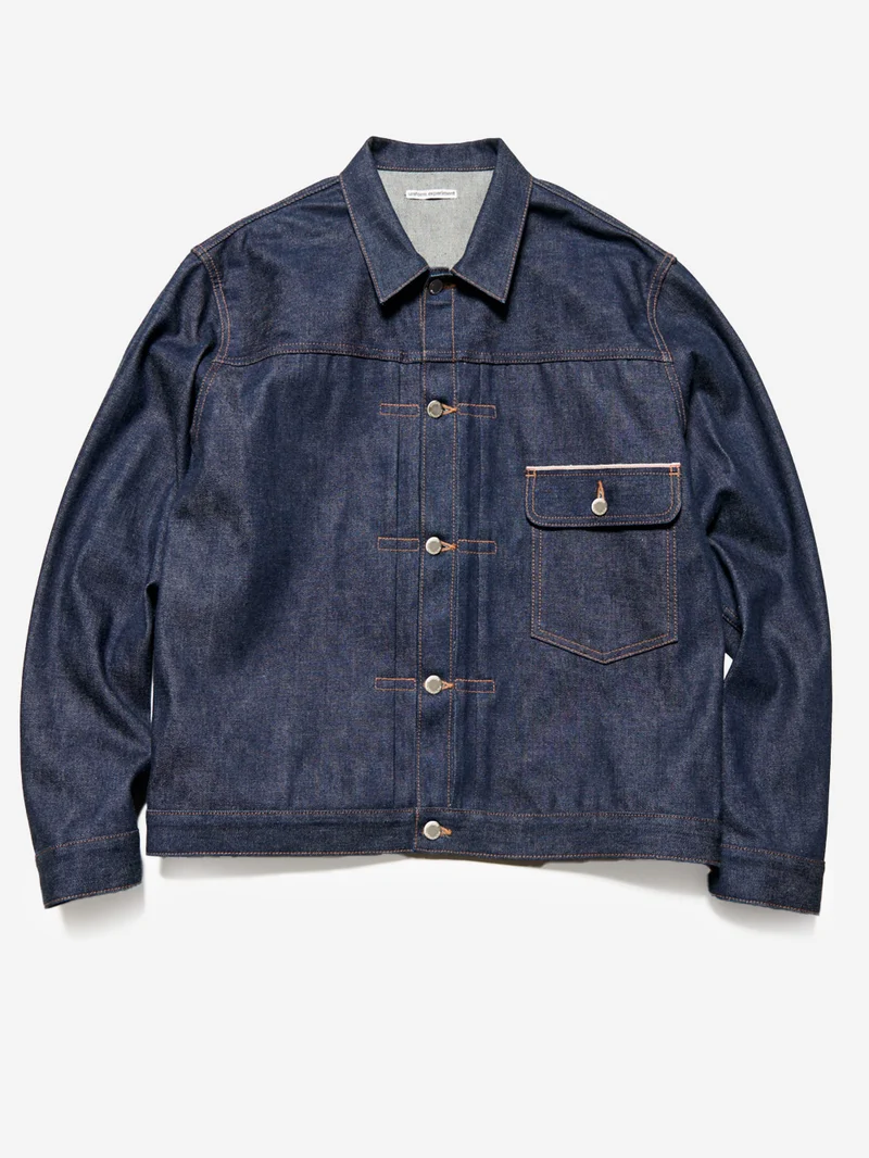 Giacca Trucker in denim rigido