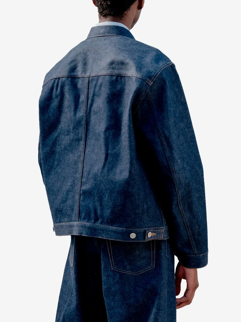 Giacca Trucker in denim rigido