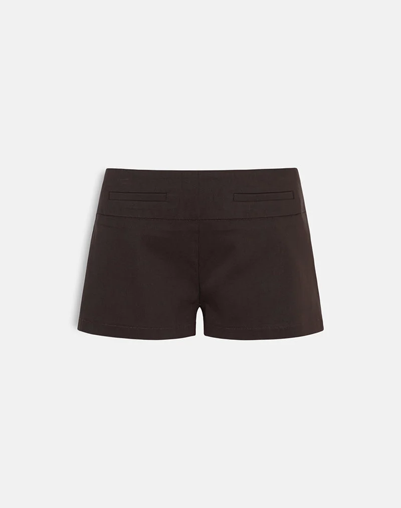 Lucen Mini Short in Tailoring Braun