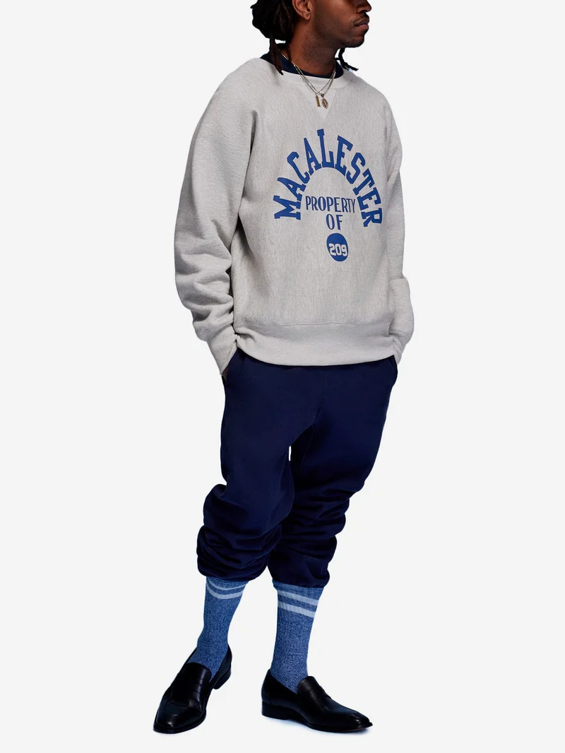 Pantaloni joggers blu Made in USA