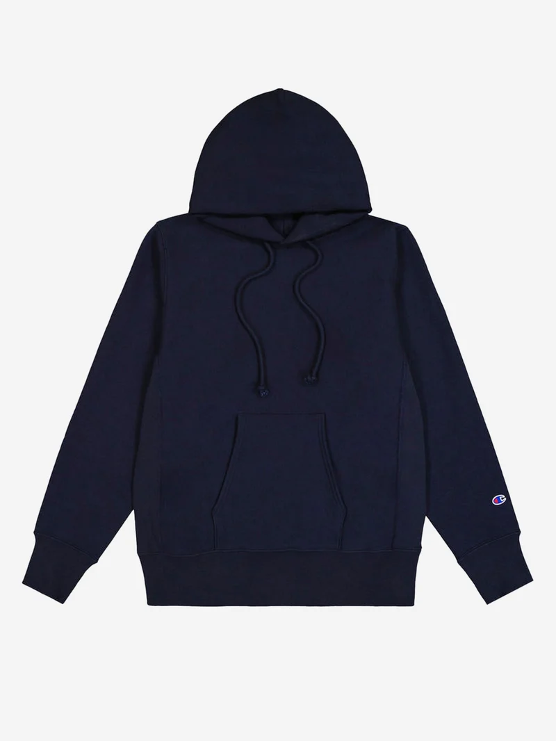 Hoodie blu Reverse Weave Made in USA