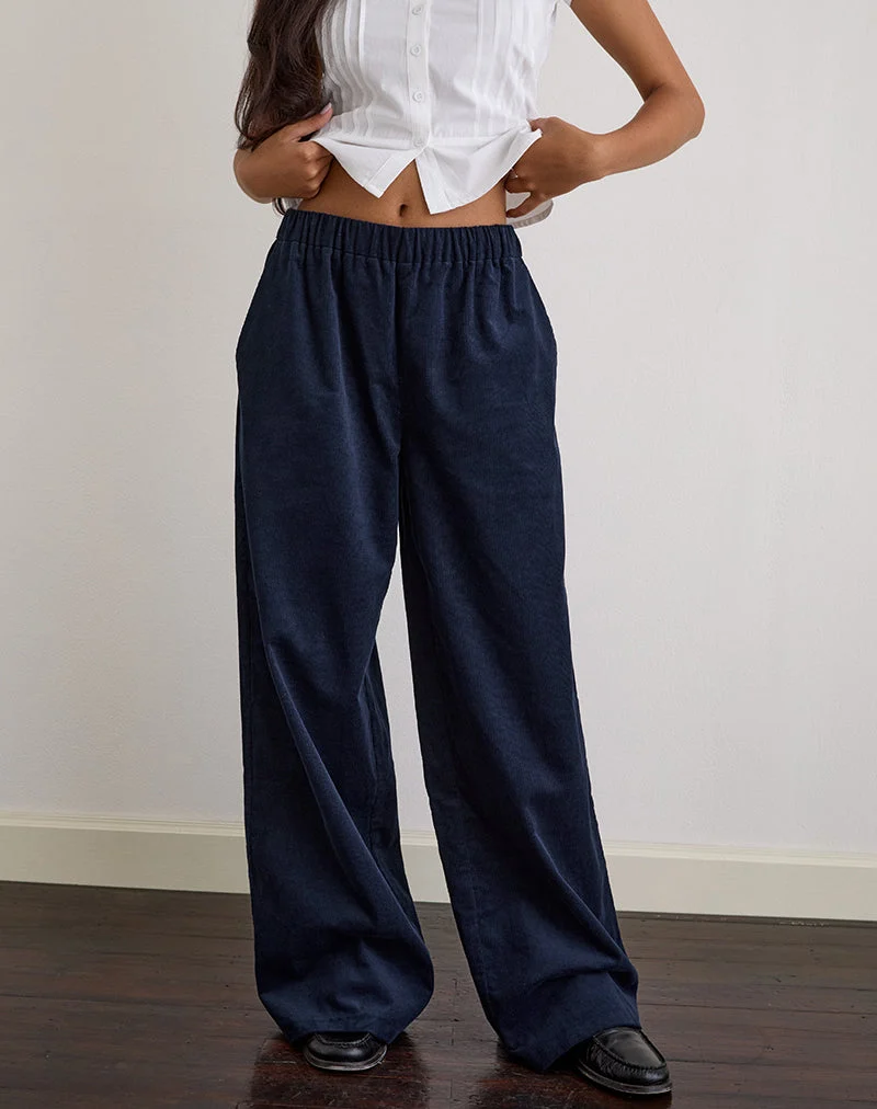 Sasiya Bundhose aus Cord Navy