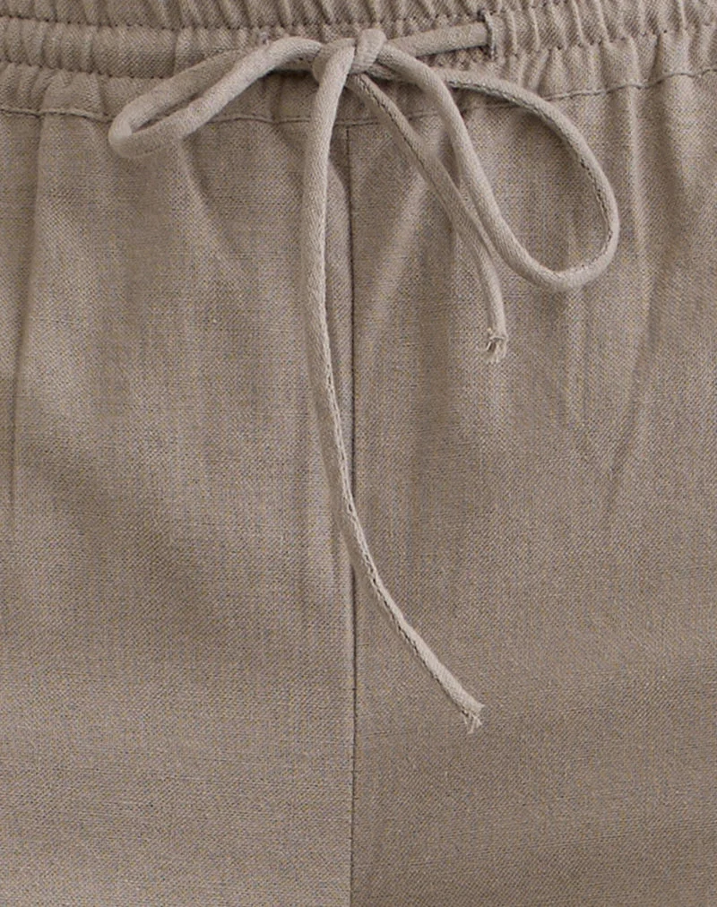 Wasic Hose mit weitem Bein in Biscotti