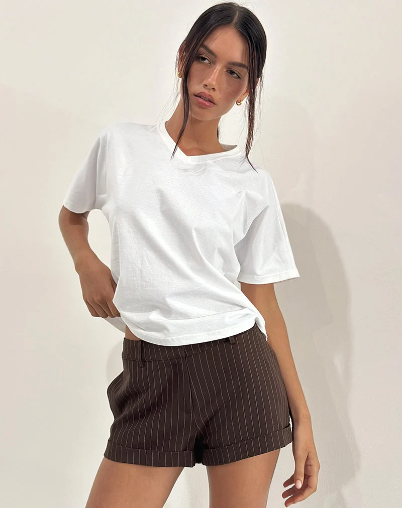 Viman Top in Jersey Elfenbein