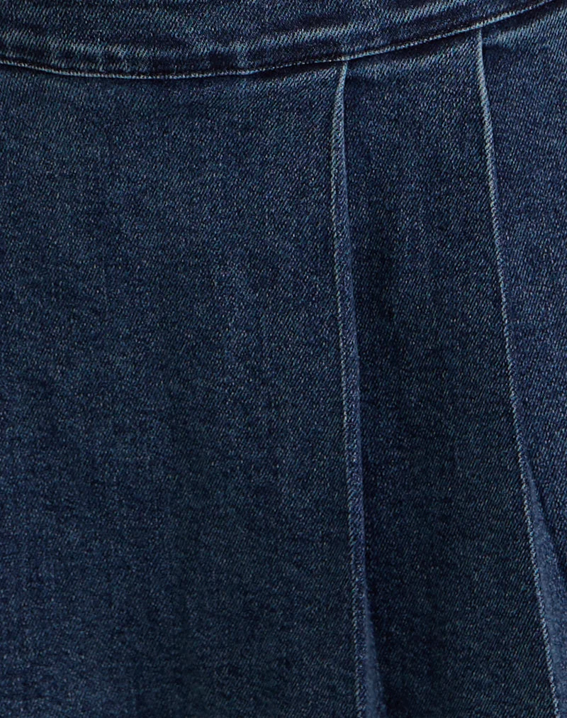 Lupi Mikro-Rock in Chambray Vintage Blau