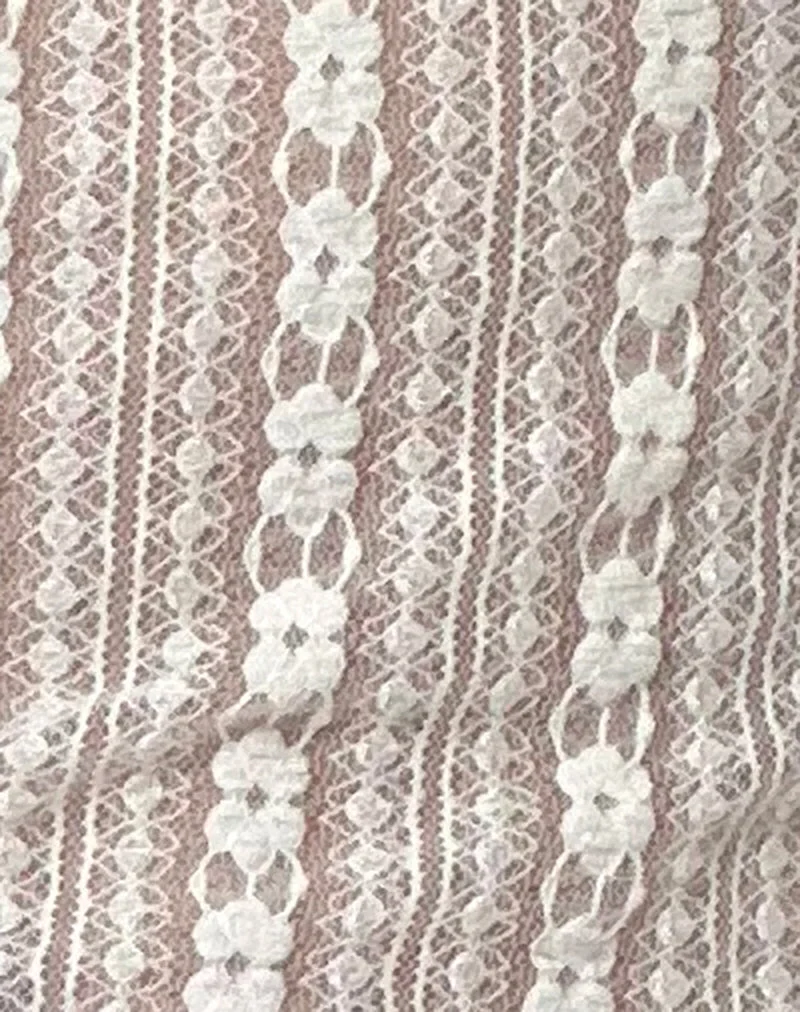 Marinda Cami Top aus Spitze Creme