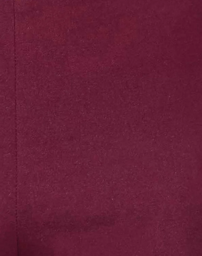 Kila Capri-Hose in Tailoring Burgundy