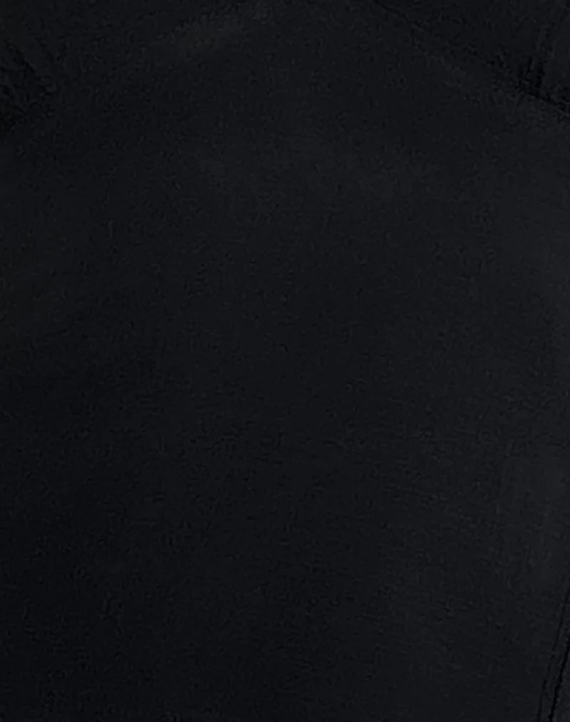 Rey Cami Top in Schwarz