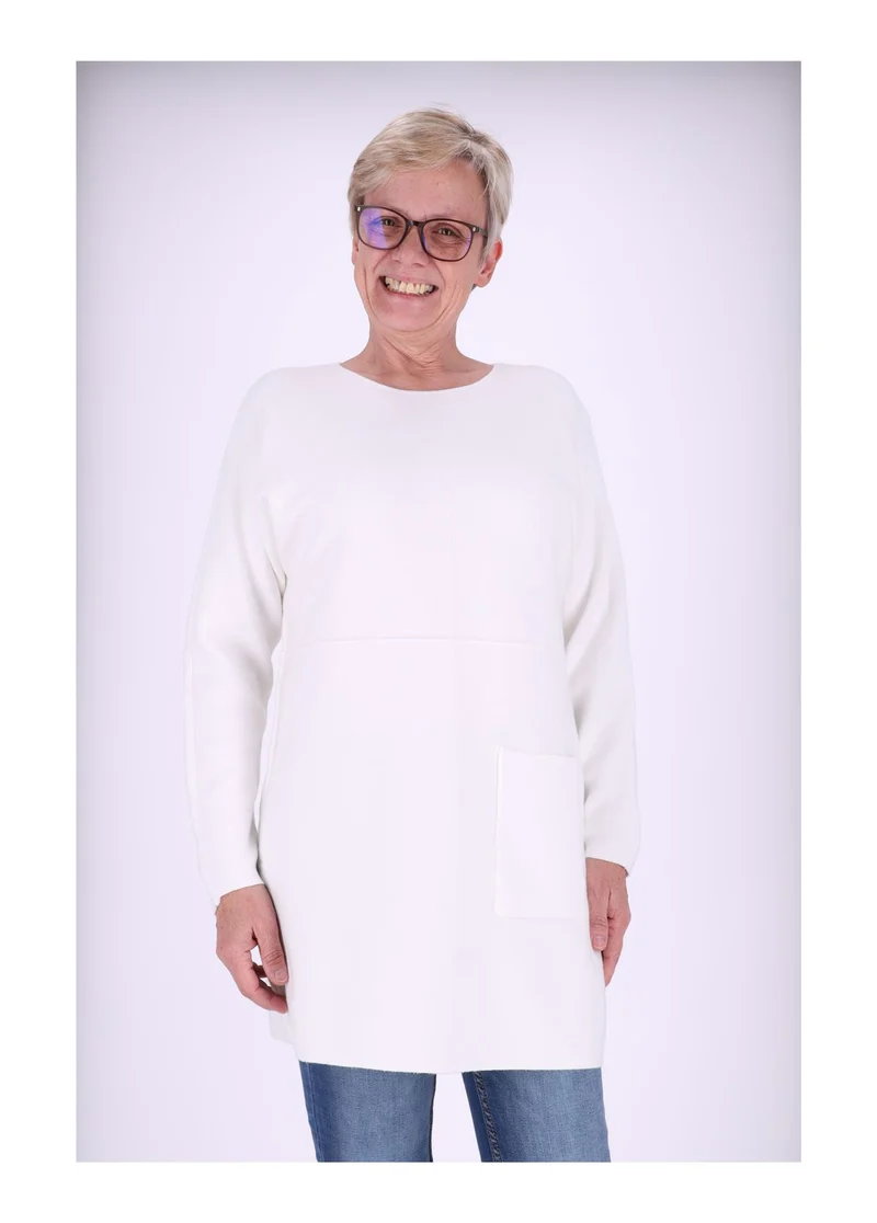 Splash of Color Strick Longshirt Damen
