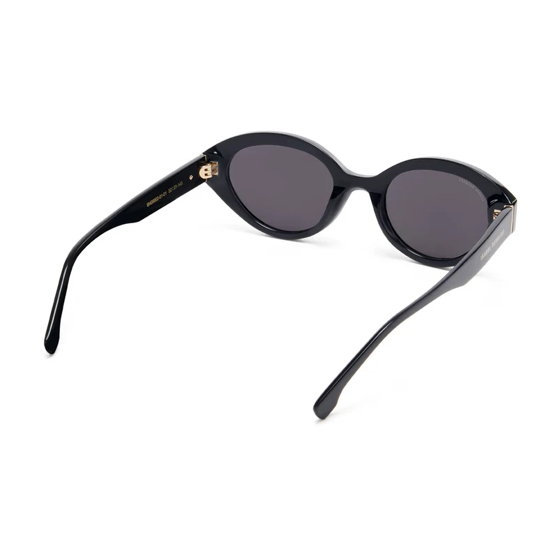 Isabel Bernard La Villette Rosaire Schwarz Oval Sonnenbrille IB400002-01-01