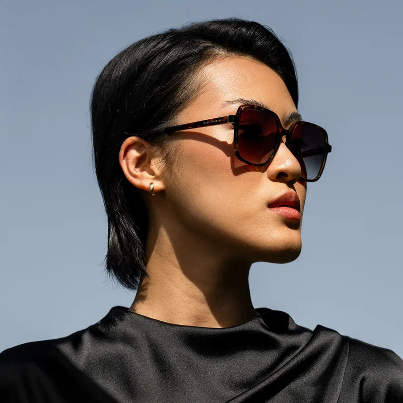 Isabel Bernard La Villette Rene Braun Tortoise Quadratisch Sonnenbrille IB400000-14-14