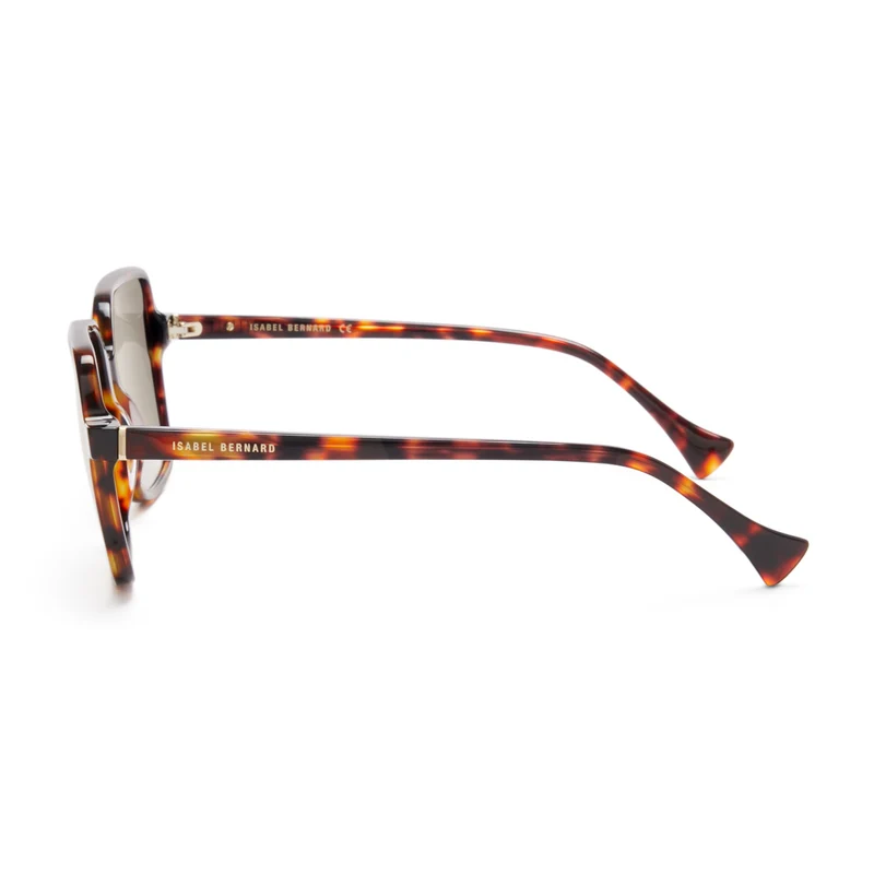 Isabel Bernard La Villette Rene Braun Tortoise Quadratisch Sonnenbrille IB400000-14-14