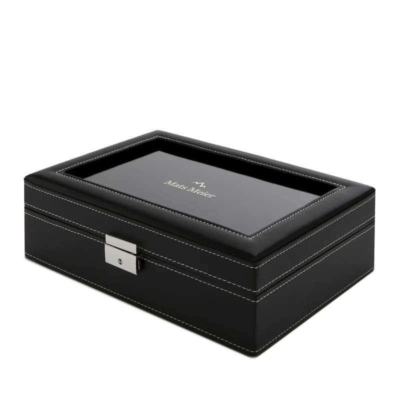 Mats Meier Mont Fort herren Uhrenbox Schwarz MM-Watchbox-1904