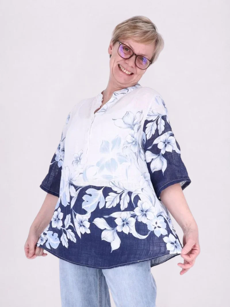 Splash of Color Blusenshirt Damen