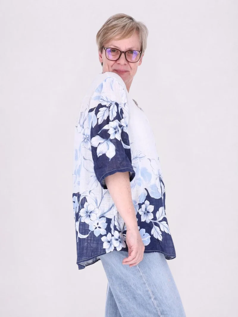 Splash of Color Blusenshirt Damen