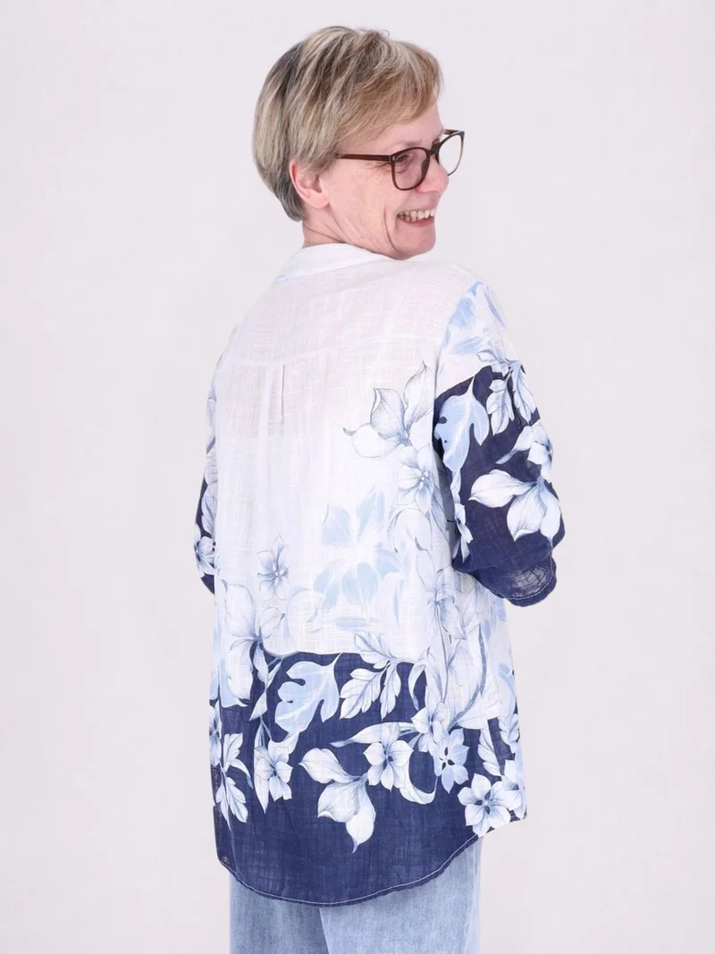 Splash of Color Blusenshirt Damen