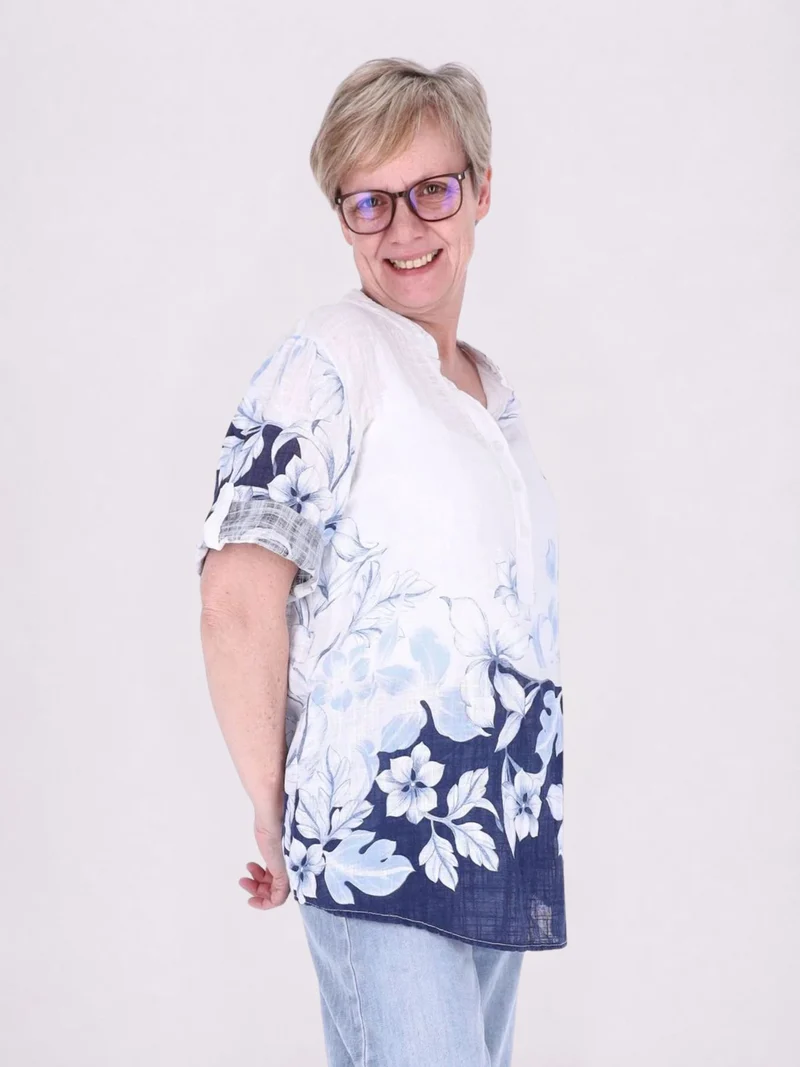 Splash of Color Blusenshirt Damen