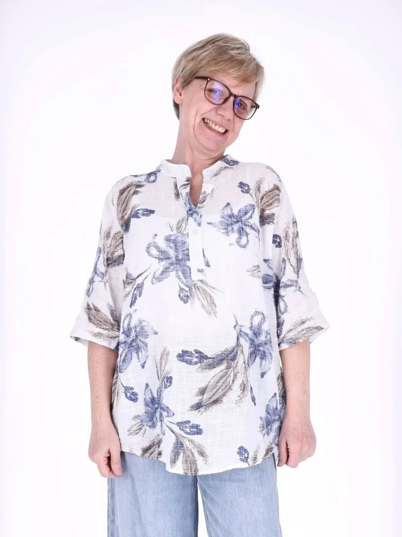 Splash of Color Blusenshirt Damen