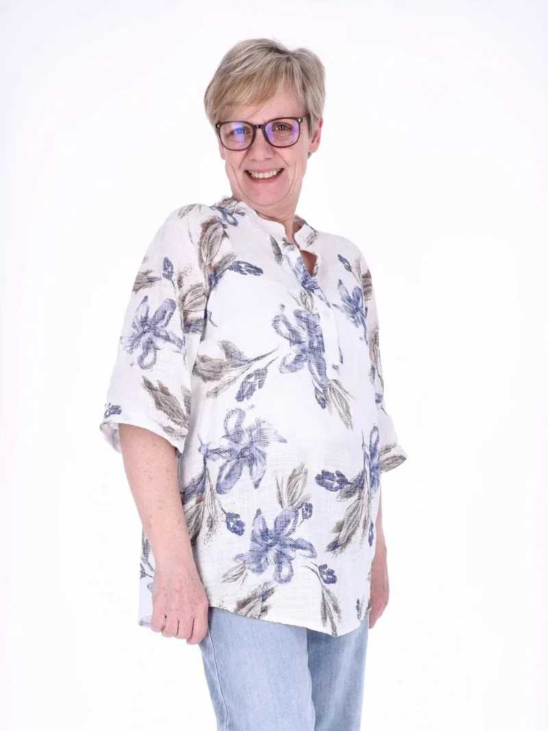 Splash of Color Blusenshirt Damen