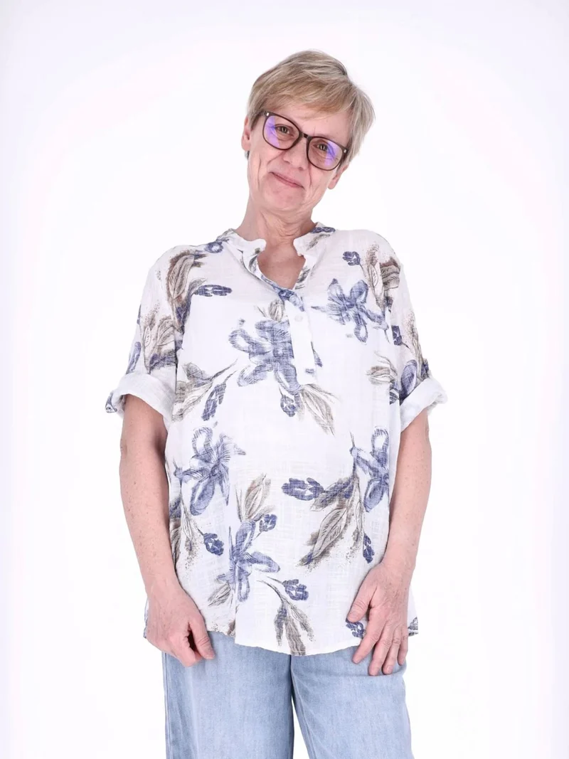 Splash of Color Blusenshirt Damen