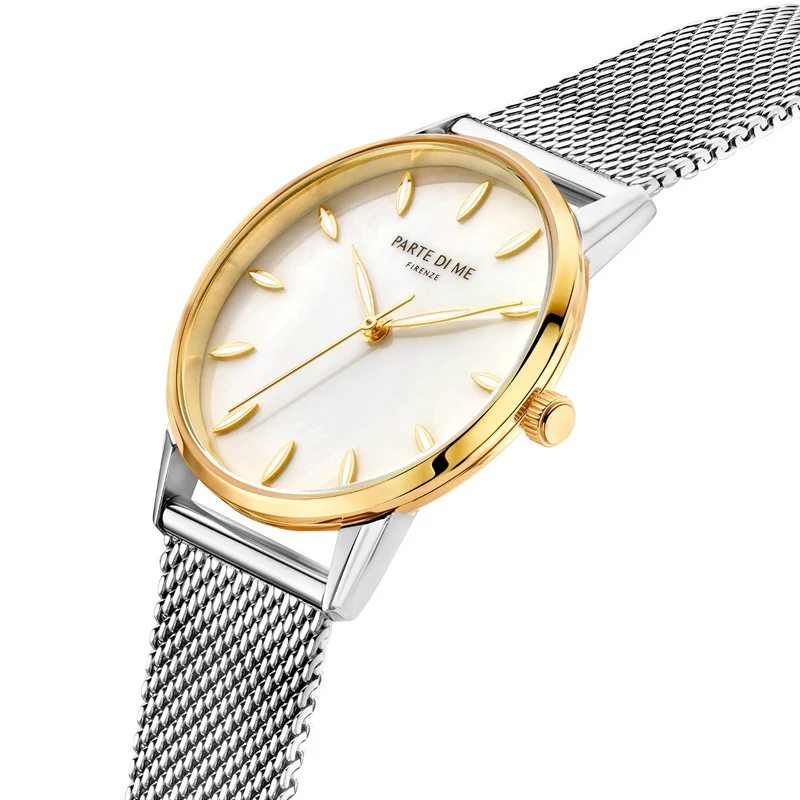 Parte Di Me Orologio rund Damenuhr gold- und silberfarben PDM09051