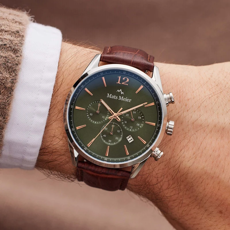 Mats Meier Grand Cornier herren Uhr Braun MM00121