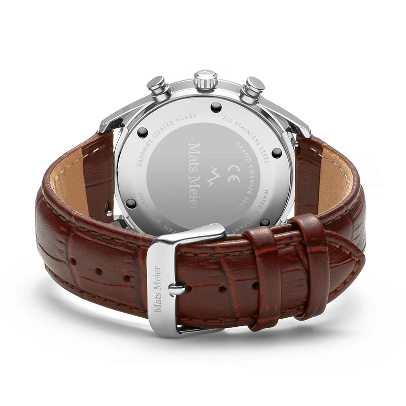Mats Meier Grand Cornier herren Uhr Braun MM00121