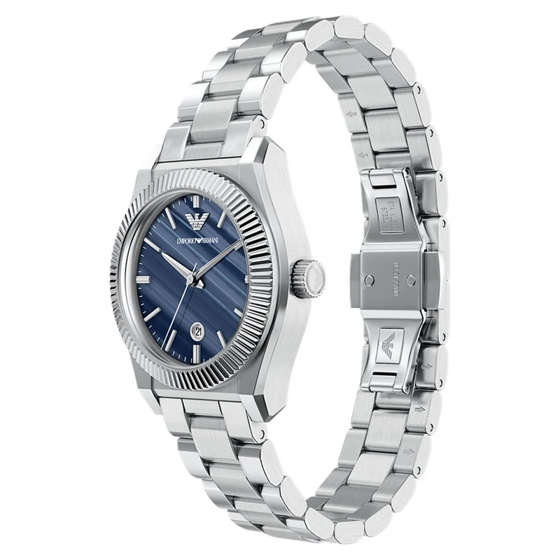Emporio Armani Round Blue Dial Watch AR11760