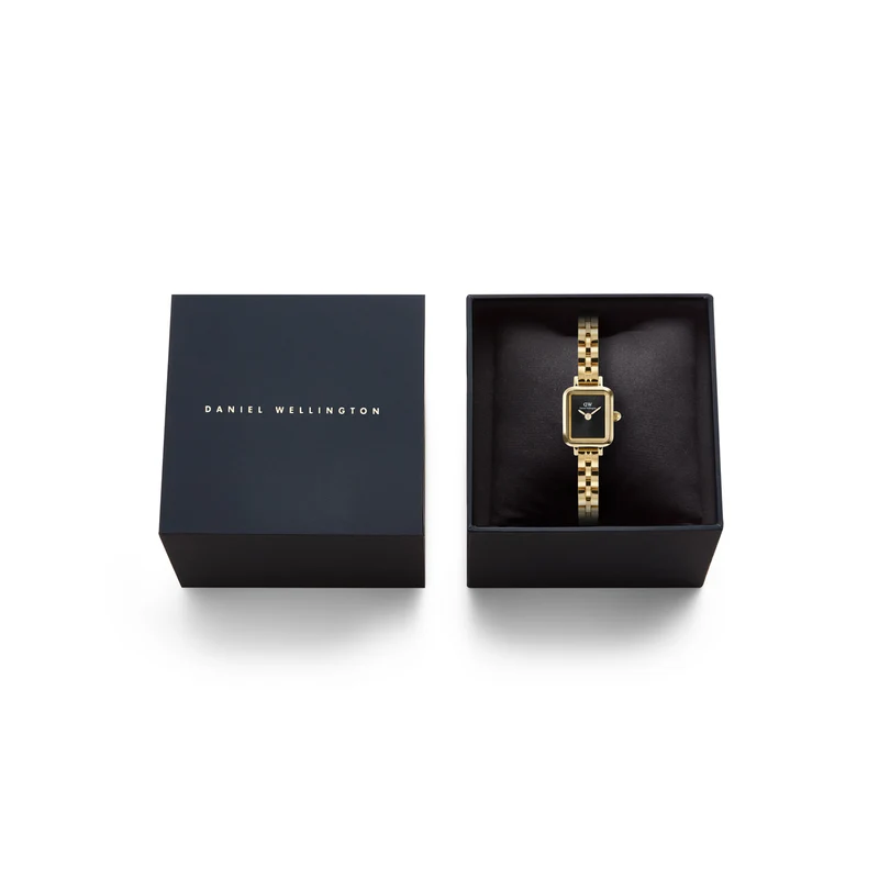 Daniel Wellington Petite & Quadro Mini Arch Black Women's Watch DW00100851