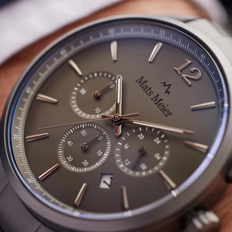 Mats Meier Grand Cornier herren Uhr Grau MM00127