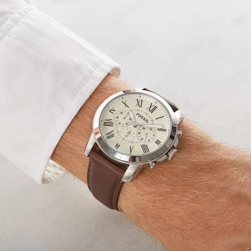 Fossil Grant herren Uhr Braun FS4735