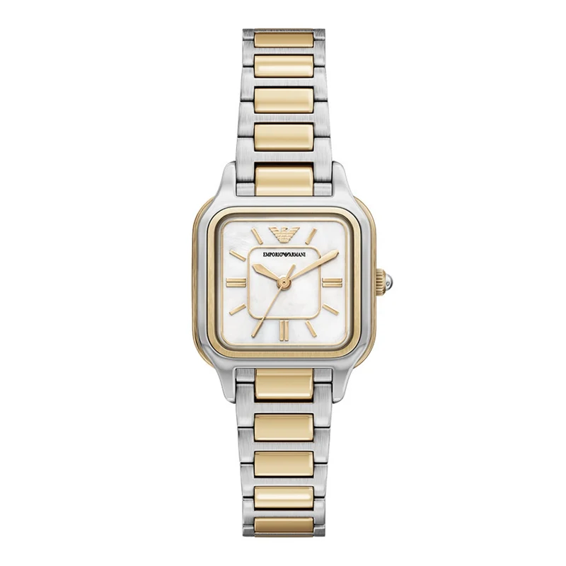 Emporio Armani Square White Dial Watch AR11745